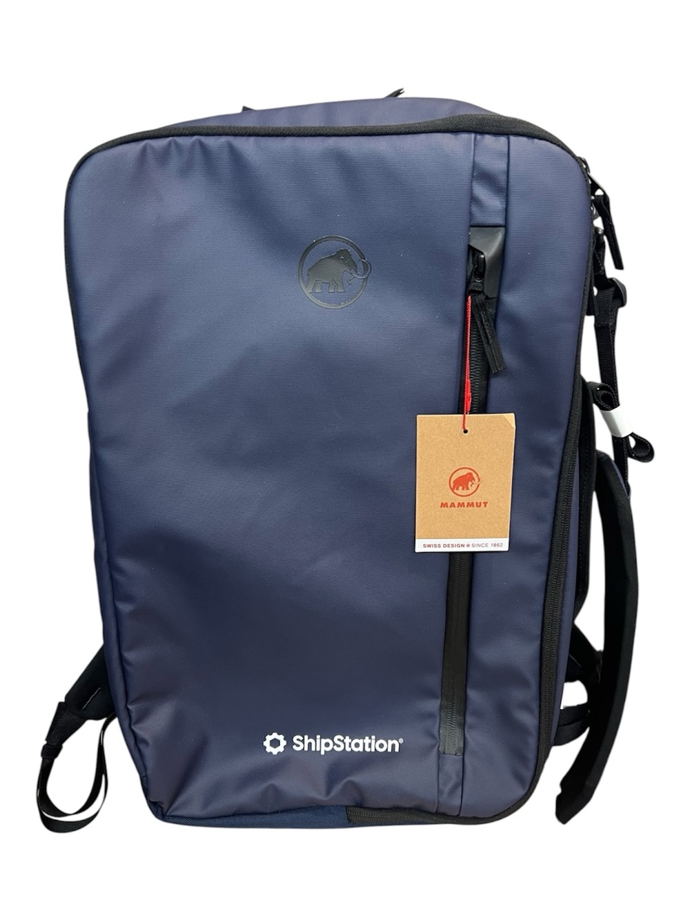 NWT Mammut Seon 3-Way Backpack 20L Adjustable Straps Blue/Black